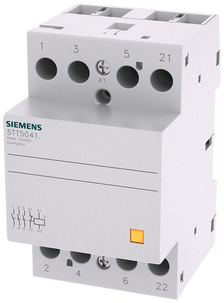 SIEMENS - SIE5TT58412 CONTATTORE 40A 24VCA 3NA+1NC 3UM ACC.