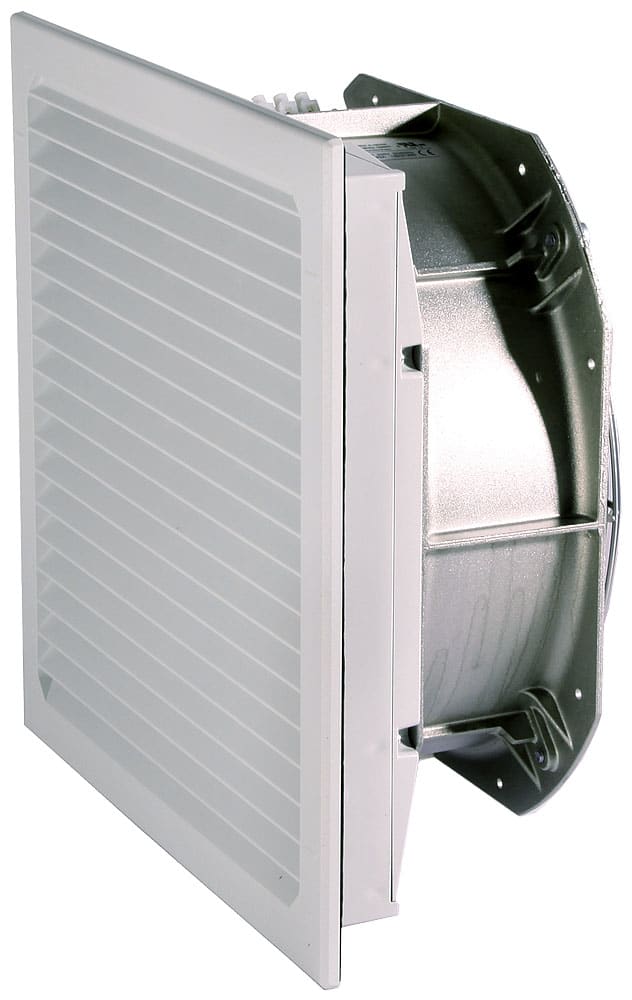 SIEMENS - SIE8MR64235LV80 Ventilatore con filtro, sfinestratura: La: 292 mm, A: 292 mm, RAL 7035, IP54