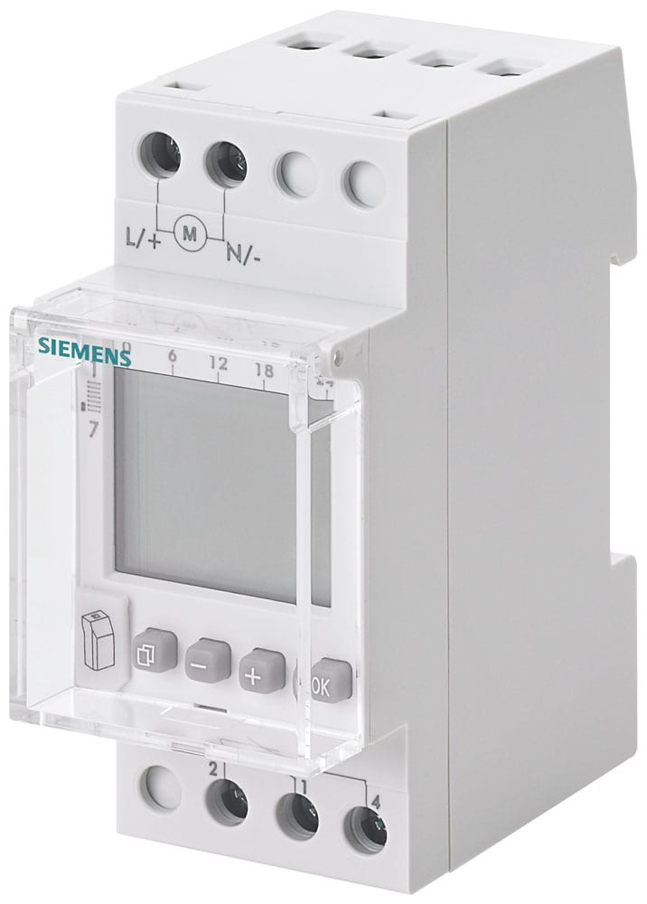 SIEMENS - SIE7LF45212 Orologio interruttore settimanale Profi Digital, 24 V 16 A, 1 canale, 2UM