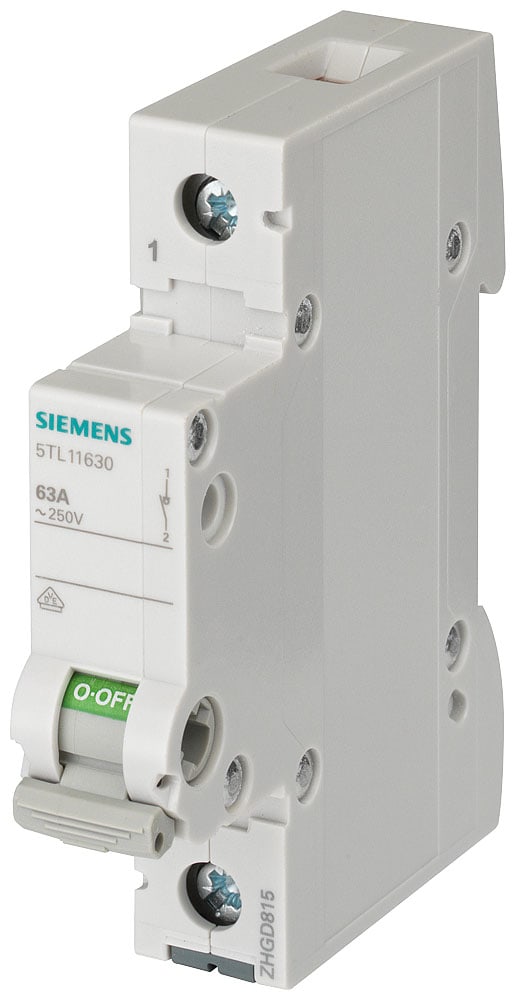 SIEMENS - SIE5TL11920 INT.MAN-SEZ 1P 125A 230VCA ACC.CA 1UM