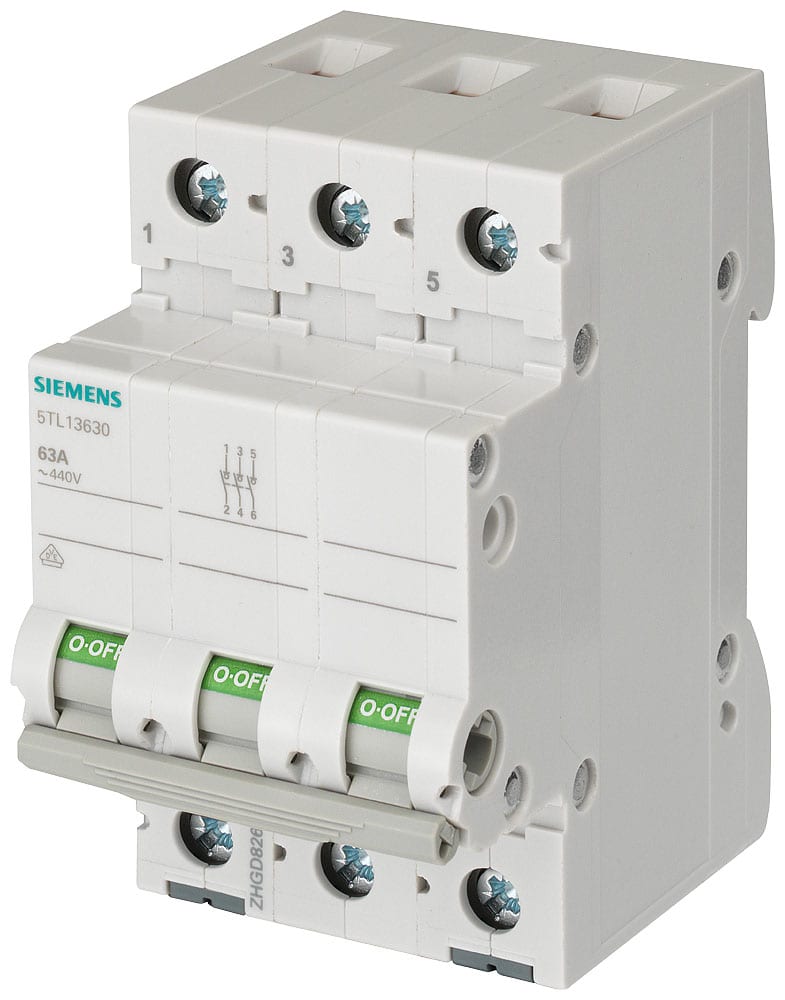 SIEMENS - SIE5TL13910 INT.MAN-SEZ 3P 100A 400VCA ACC.CA 3UM