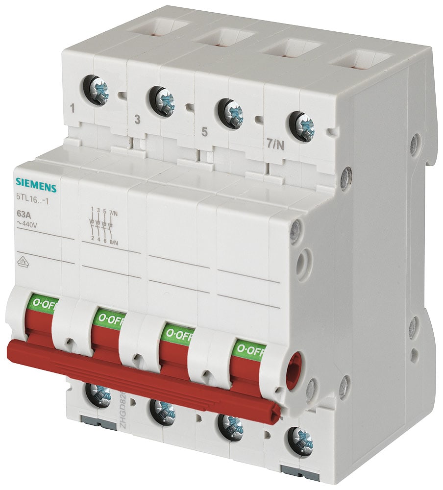 SIEMENS - SIE5TL16911 INT.MAN-SEZ3P+N100A 400VCA A.CA L.ROS4UM