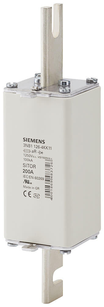 SIEMENS - SIE3NB11264KK11 FUS.SITOR AR 200A 1250VDC GR.1L