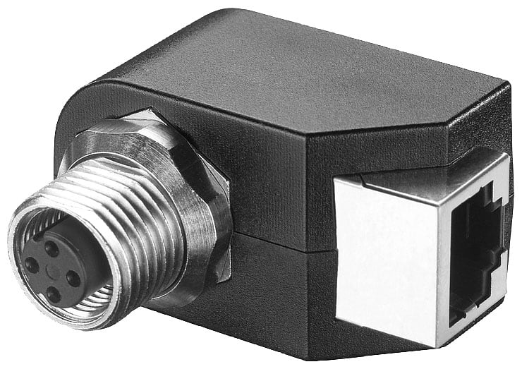 SIEMENS - SIE6GK19010DM202AA5 IE M12 Panel Feedthrough, cond. passacavi per quadro el., da tecnica M12 a RJ45