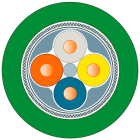 SIEMENS - SIE6XV18402AT50 PN FC STANDARD BUS CABLE, 500 M