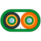 SIEMENS - SIE6XV18732A FO STANDARD CABLE (50/125) SOLD BY THE M