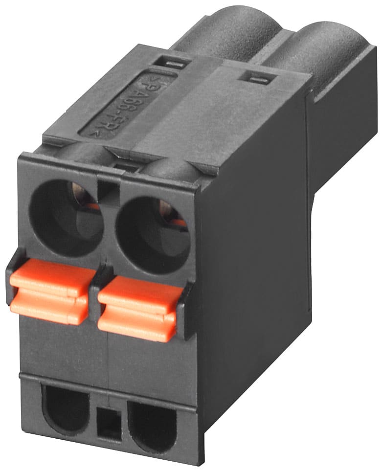 SIEMENS - SIE6GK59800BB100AA5 Blocco morsetti a molla per SCALANCE X/W/S/M, a 2 poli per alim. tensione, DC24V