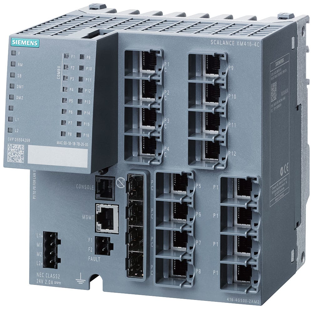 SIEMENS - SIE6GK54164GS002AM2 SCALANCE XM416-4C