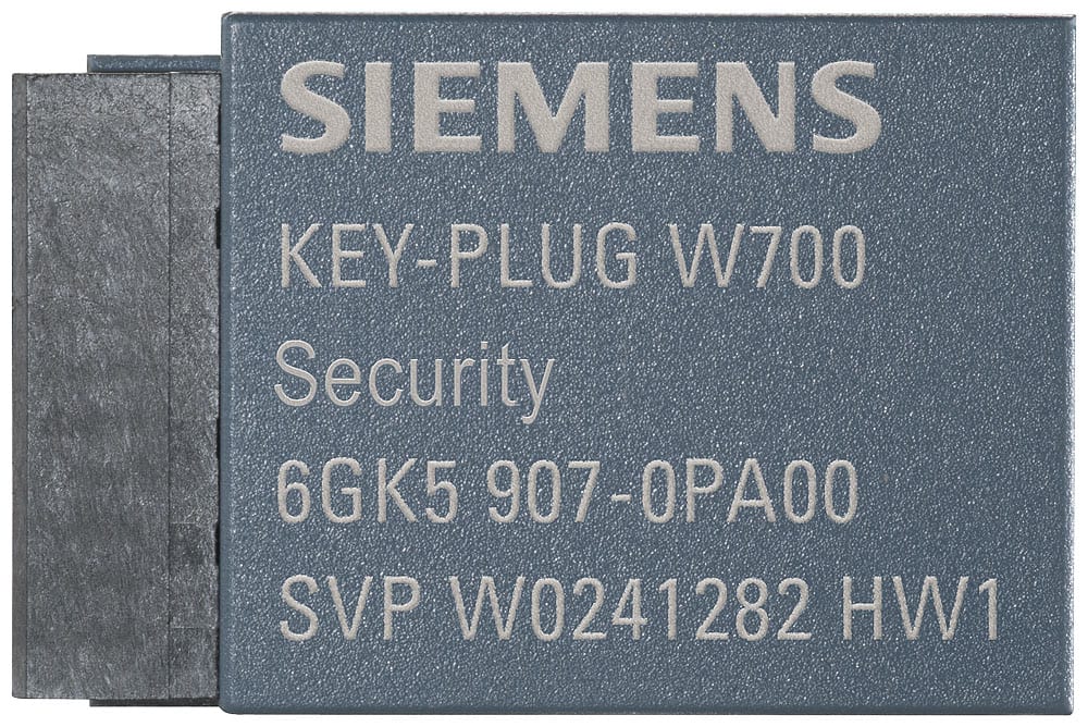SIEMENS - SIE6GK59070PA00 KEY-PLUG W700 SECURITY