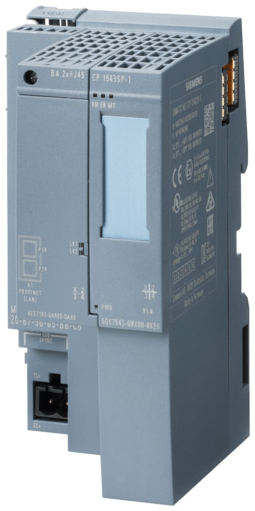 SIEMENS - SIE6AG15436WX007XE0 Processore di comunicaz. CP 1543SP-1, collegamento di SIMATIC S7-ET 200SP a IE