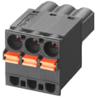 SIEMENS - SIE6GK59801CB100BA5 Blocco morsetti push-in p. SCALANCE XB-000, a 3 poli p. alim. tensione, AC/DC24V