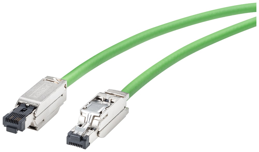 SIEMENS - SIE6XV18785BH50 Cavo IE, IE FC; 2 x RJ45;4x2;5 m; Cat6A, Classe EA; PVC; robusto