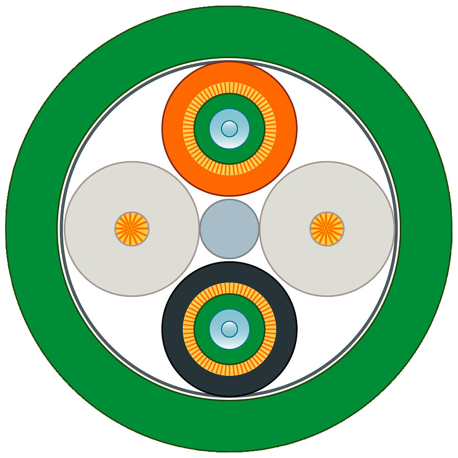 SIEMENS - SIE6XV18732B FO FRNC CABLE (50/125) SOLD BY THE M