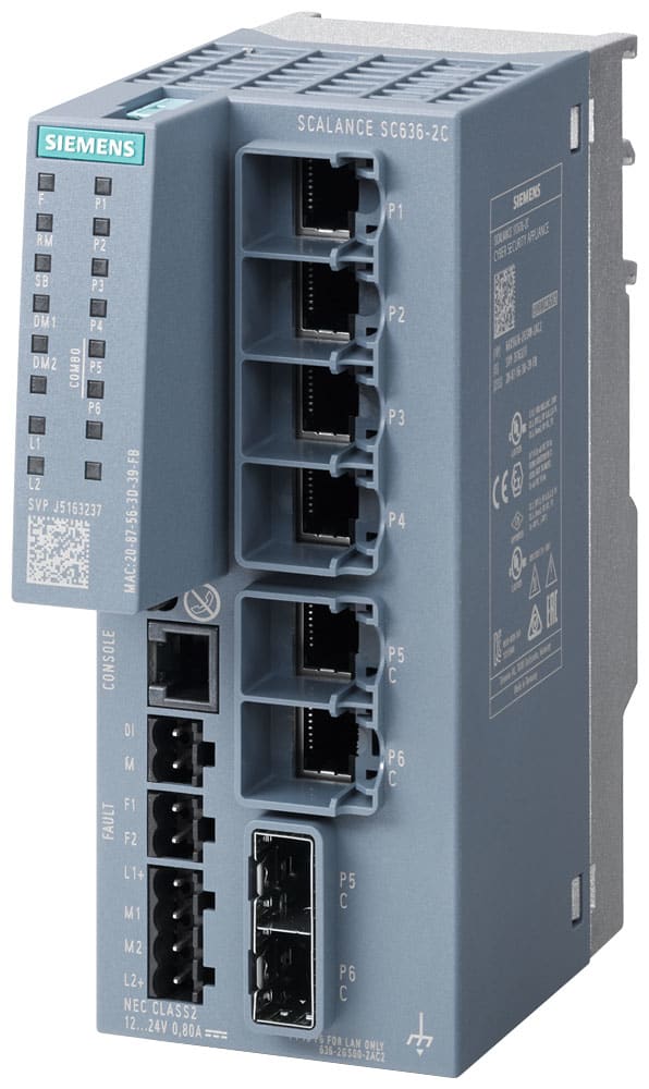 SIEMENS - SIE6GK56362GS002AC2 SCALANCE SC636-2C
