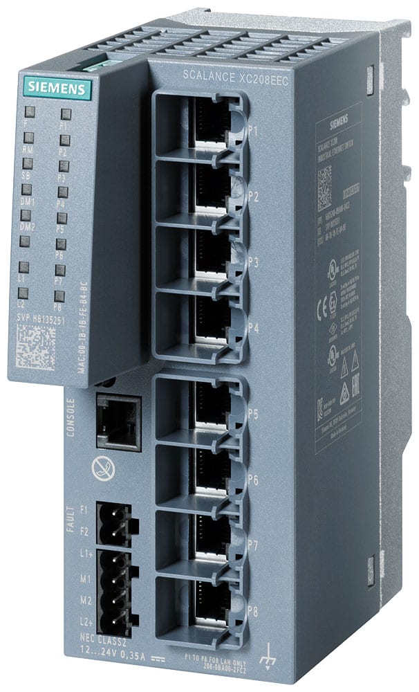 SIEMENS - SIE6GK52080BA002FC2 SCALANCE XC208EEC