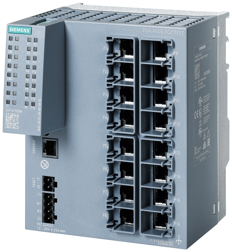 SIEMENS - SIE6GK52160BA002FC2 SCALANCE XC216EEC