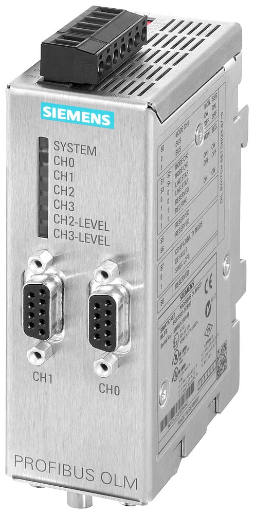 SIEMENS - SIE6GK15034CB00 PROFIBUS OLM/G22 V4.0 Optical Link Module, 2 x RS485, 2 x BFOC (FO in vetro)