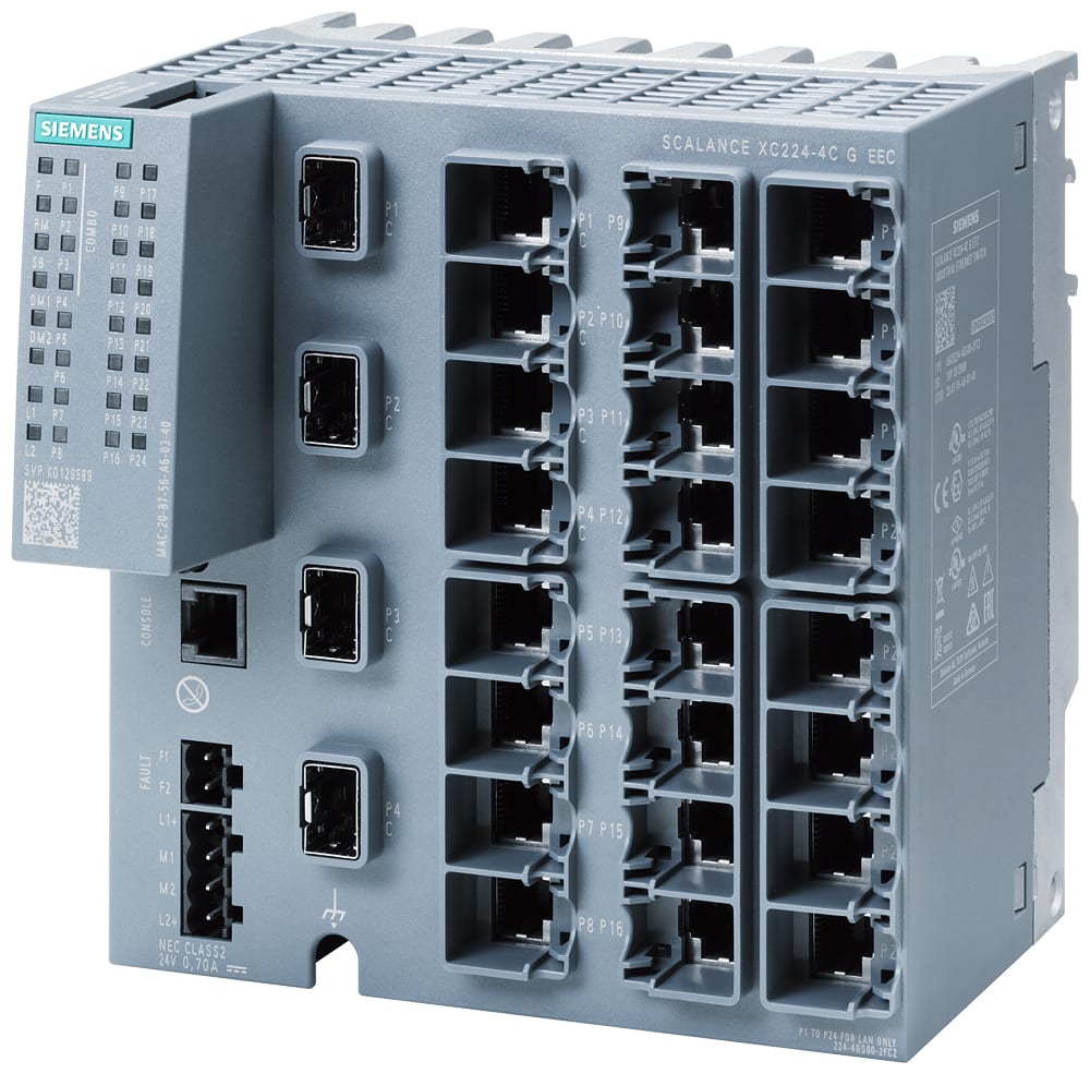 SIEMENS - SIE6GK52244GS002FC2 SCALANCE XC224-4C G EEC
