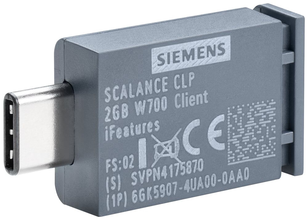 SIEMENS - SIE6GK59074UA000AA0 CLP 2GB W1740 iFeatures, attivaz. di iFeatures per SCALANCE W in modalità client