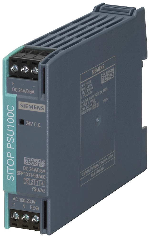 SIEMENS - SIE6EP13315BA00 SITOP PSU100C 1ACDC DC24V 0.6A