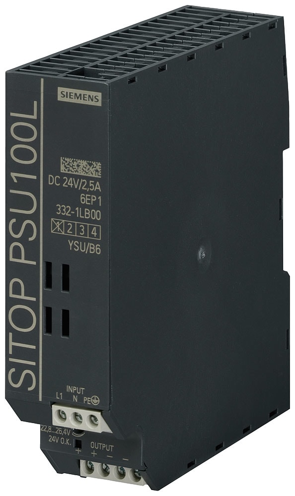SIEMENS - SIE6EP13321LB00 SITOP PSU100L 1AC DC24V 2.5A