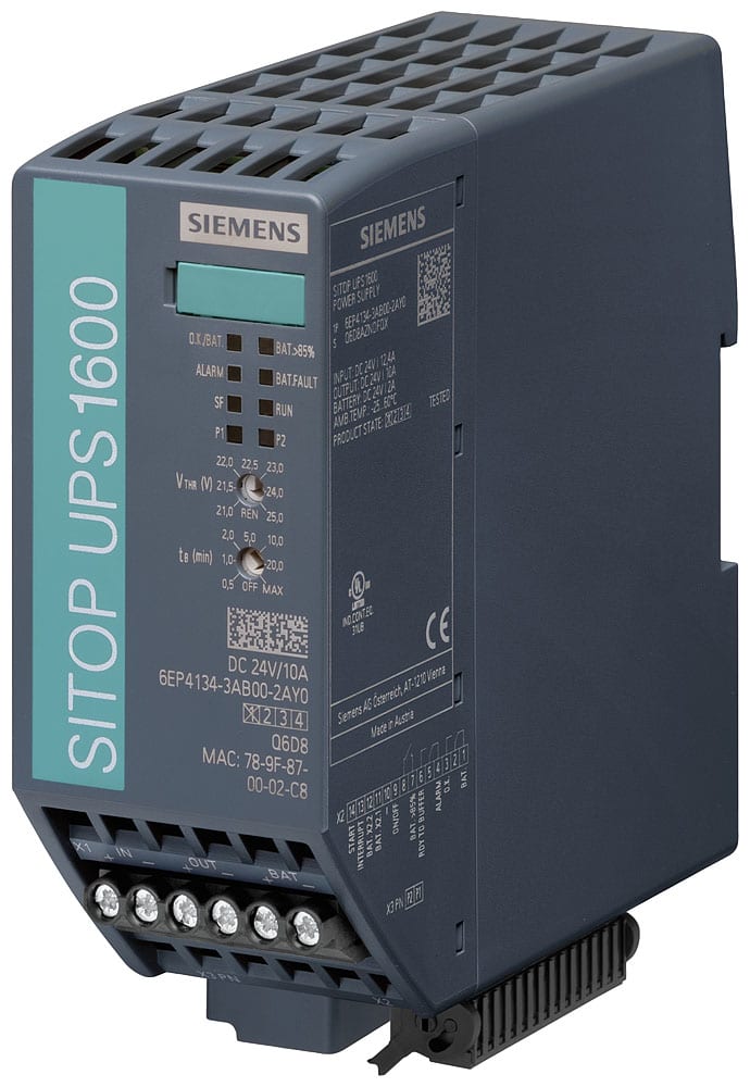 SIEMENS - SIE6EP41343AB002AY0 SITOP UPS1600 24V/10A ETHERN/PROFIN.