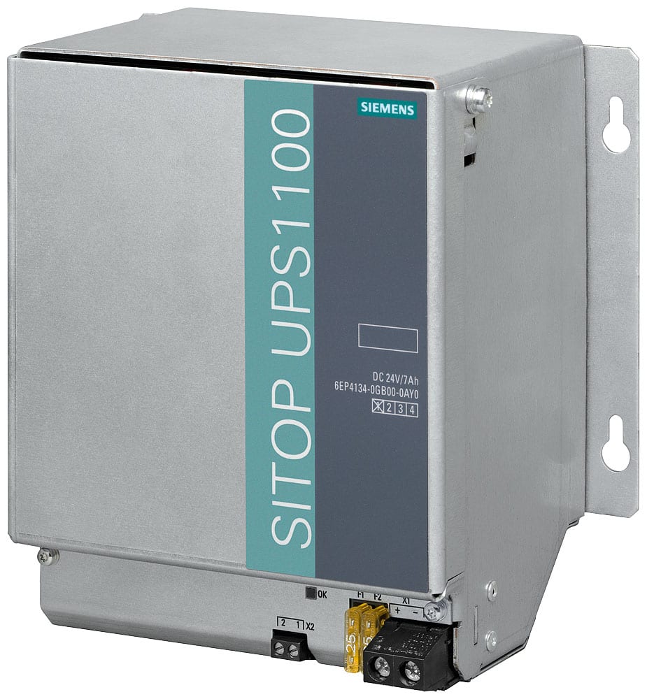 SIEMENS - SIE6EP41340GB000AY0 Modulo batteria con batterie al piombo SITOP UPS1100, DC 24 V/7 Ah