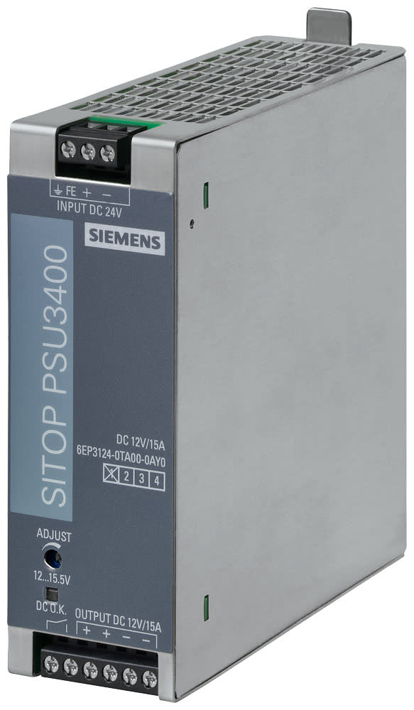 SIEMENS - SIE6EP31240TA000AY0 Alimentatore SITOP PSU3400, DC 24 V/ DC 12 V/15 A