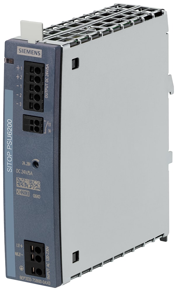 SIEMENS - SIE6EP33337SC000AX0 SITOP PSU6200/1AC/24VDC/5A/CO