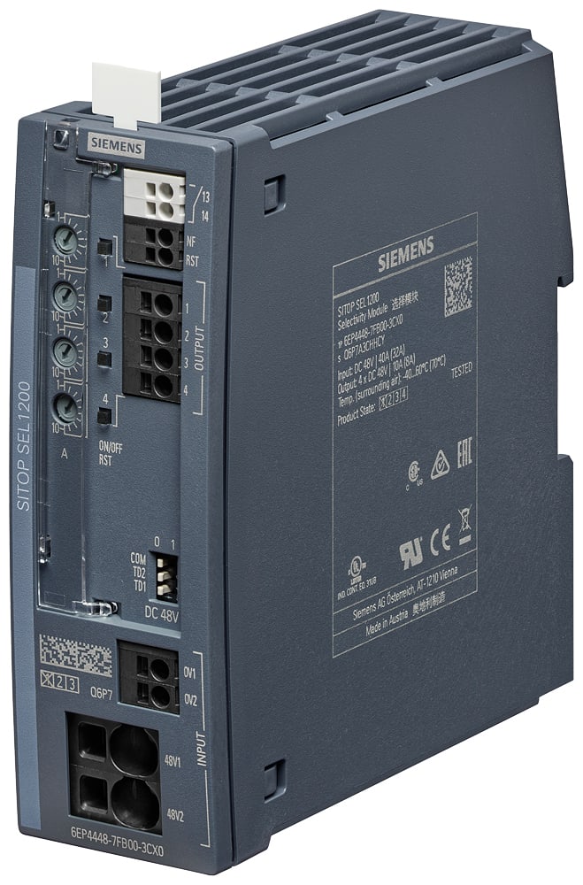 SIEMENS - SIE6EP44487FB003CX0 SITOP SEL1200/48V/4X1-10A