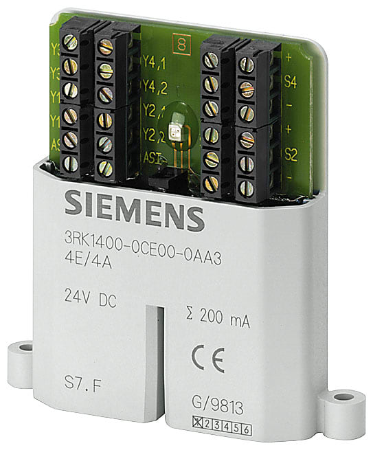 SIEMENS - SIE3RK14000CE000AA3 MOD AS-I 4E-4A PIATTO CON MORSETTI