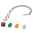 SIEMENS - SIE3RV19035C Indicatore luminoso con lampada fluorescente, AC/DC 220 ... 240 V, elementi luminosi colorati: in rosso, verde, 3RV19