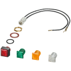 SIEMENS - SIE3RV19035C Indicatore luminoso con lampada fluorescente, AC/DC 220 ... 240 V, elementi luminosi colorati: in rosso, verde, 3RV19