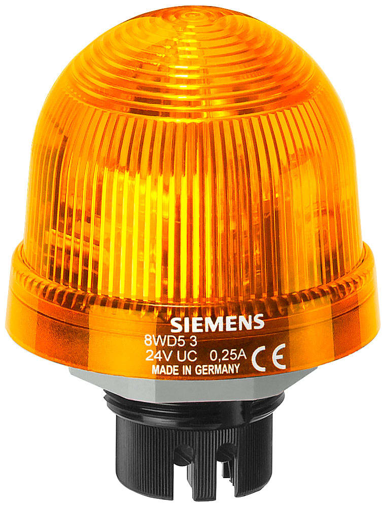 SIEMENS - SIE8WD53205DD SEGN LUM LED ROTANTE GIALLO 24V UC