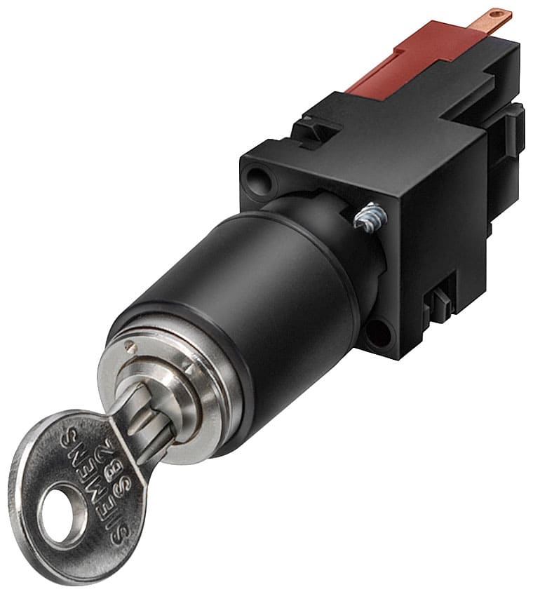 SIEMENS - SIE3SB22104QA01 SEL. CHIAVE 3POS. IMP. 1L-1L 16MM