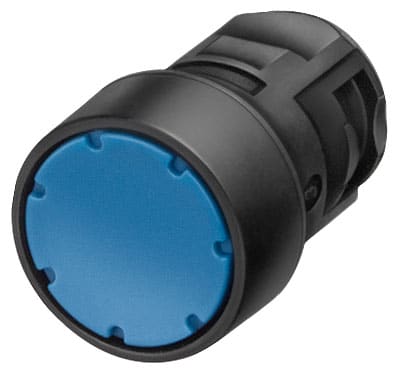 SIEMENS - SIE3SB20010AF01 PULS. LUMIN.PIATTO BLU 16MM