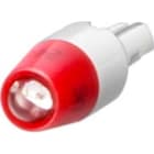 SIEMENS - SIE3SB39011RB Lampada LED con attacco Wedge, AC/DC 24 V, superluminosa W2x4,6d, gialla