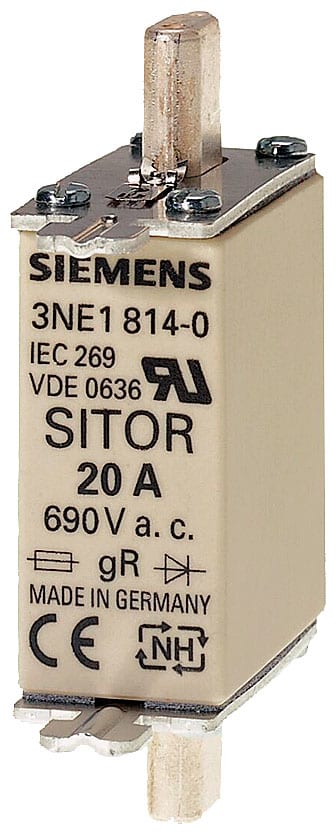 SIEMENS - SIE3NE18150 FUS.SITOR GS 25A/690V GR.000