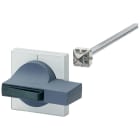 SIEMENS - SIE8UC73131BB30 Comando porta 8UC7, operatore colore grigio titanio/blu verde Basic, mostrina frontale colore grigio chiaro
