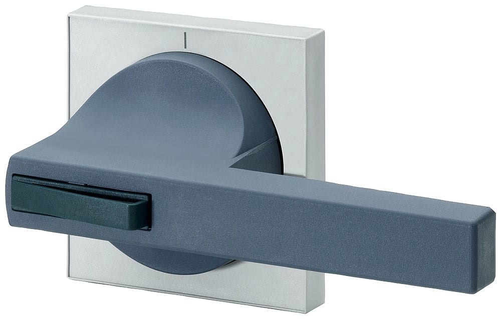 SIEMENS - SIE8UC73101BD Operatore grigio scuro/blu-verde Basic, mostrina frontale grigio chiaro nel design 8UC7