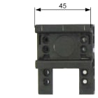 SIEMENS - SIE8US19987CB45 GUIDA PLAST.35MM LARGH.45MM+VITI FISSAGG
