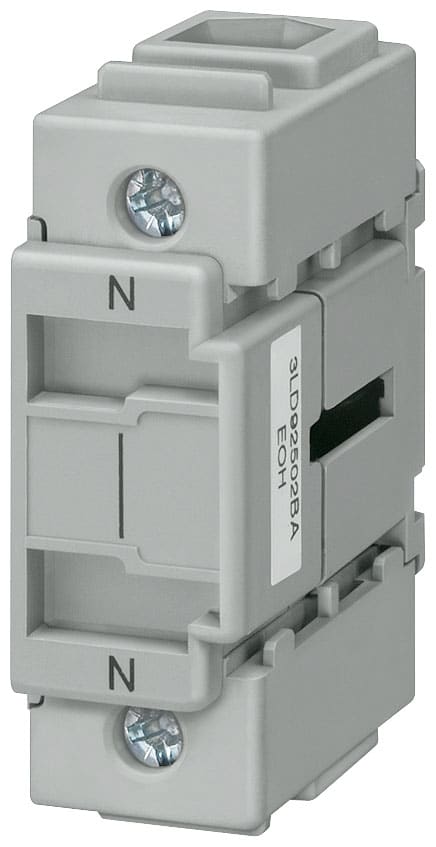 SIEMENS - SIE3LD92202B morsetto per conduttore di neutro/PE, passante, per fissaggio frontale, fino a 32 A, accessori