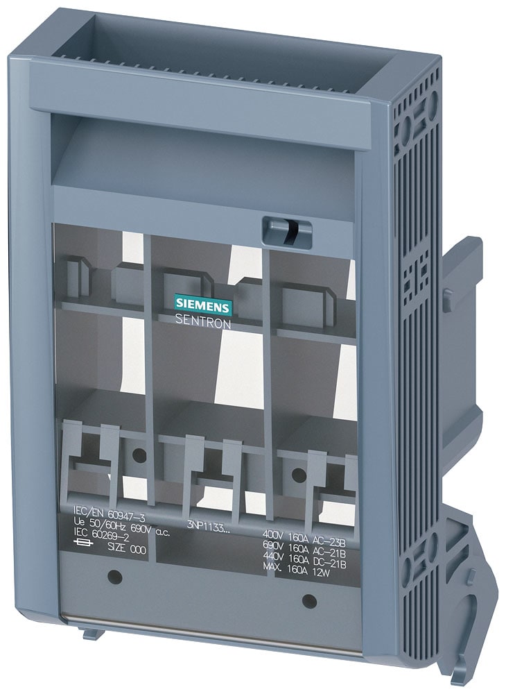 SIEMENS - SIE3NP19331GA00 Unità maniglia standard, senza controllo fusibili, per grandezza costruttiva NH00, accessori