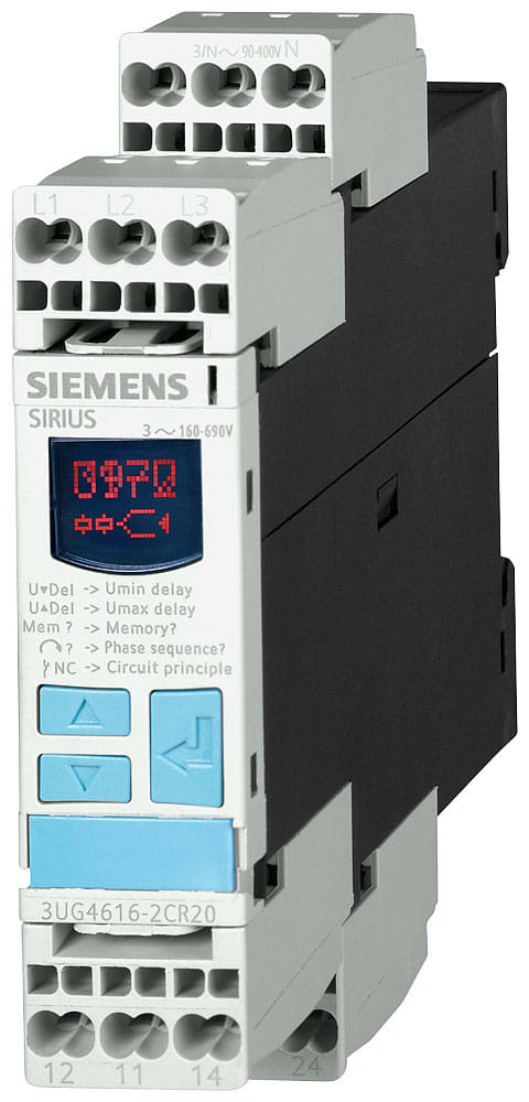 SIEMENS - SIE3UG46152CR20 RELECONTR. TENSIONE TRIF. 3X 160-690V C