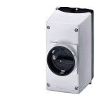 SIEMENS - SIE3RV19231DA00 Custodia per montaggio sporgente in materiale isolante IP55, morsetto N e morsetto P, lucchettabile in posizione O