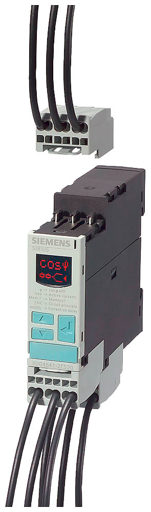 SIEMENS - SIE3UG46412CS20 Relè di controllo, digitale, controllo di fattore di potenza e di corrente AC 90 ... 690 V