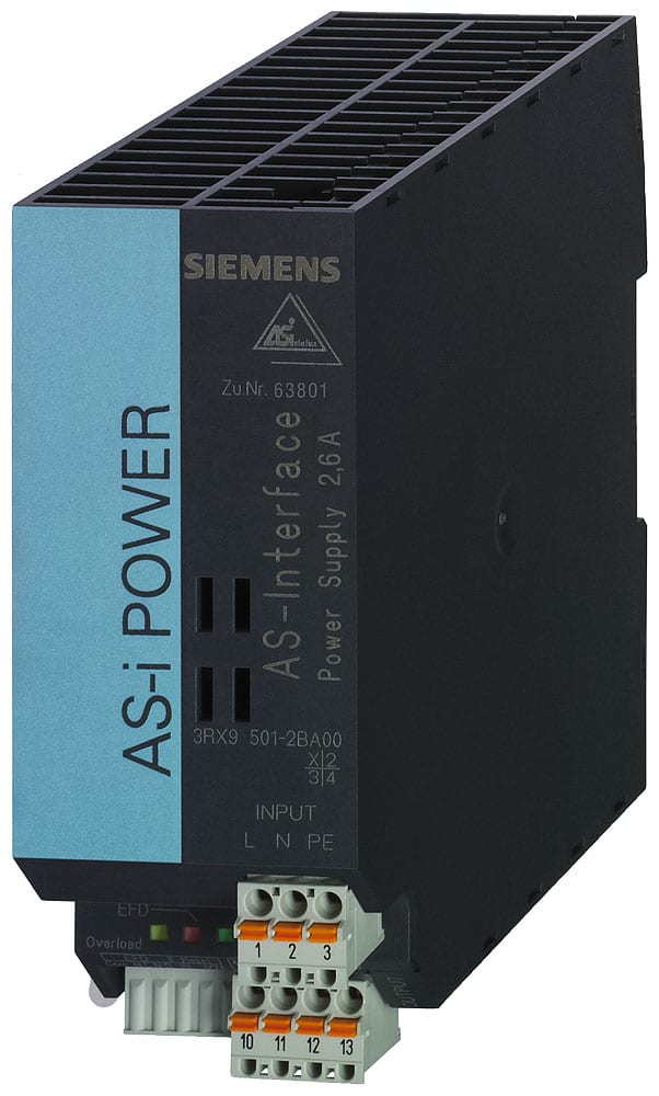 SIEMENS - SIE3RX95012BA00 AS-I ALIMENT. 2.6A CLASS 2, 115-230V AC