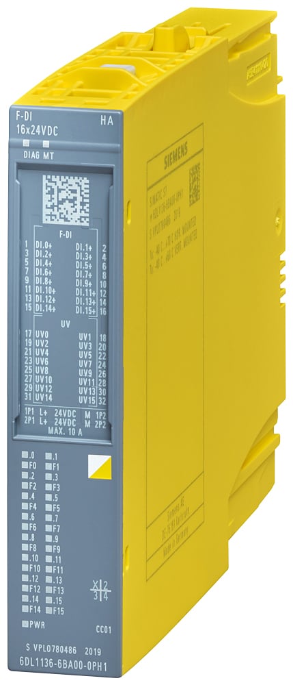 SIEMENS - SIE6DL11366BA000PH1 SIMATIC ET 200SP HA F-DI 16x24VDC HA