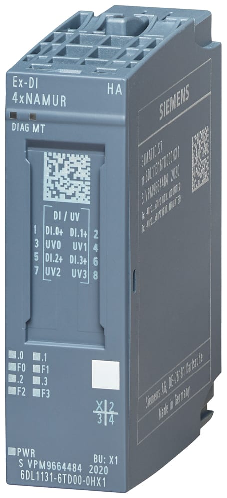 SIEMENS - SIE6DL11316TD000HX1 SIMATIC ET 200SP HA/ET 200SP Ex-DI 4xNAMUR