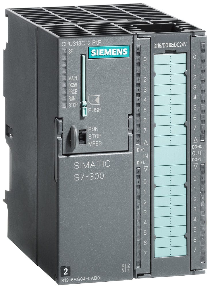 SIEMENS - SIE6ES73136BG040AB0 CPU313C-2 PTP, 16DI/16DO, 128 KB